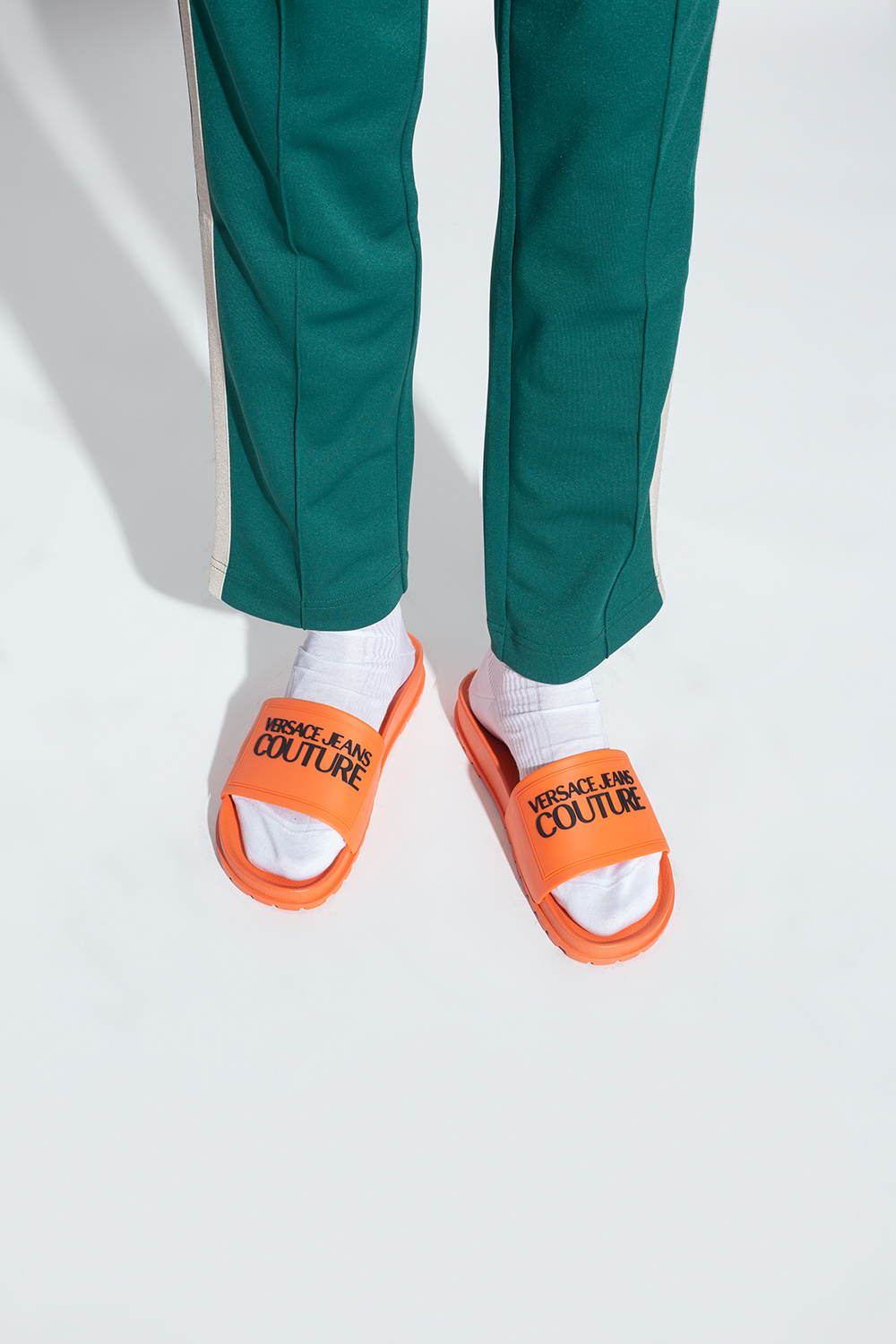 Versace Jeans Couture zapatillas de running mujer talla 43.5 naranjas