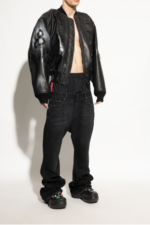 Balenciaga Botas de goma con aplicaciones