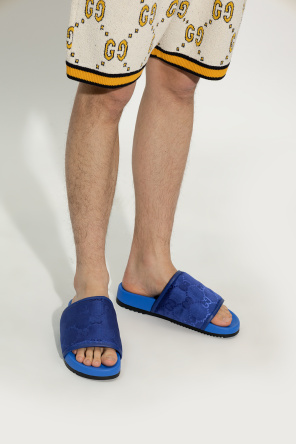 IetpShops Australia - gucci gg monogram floral print slides slippers  alessandro michele - Monogrammed shirt Gucci