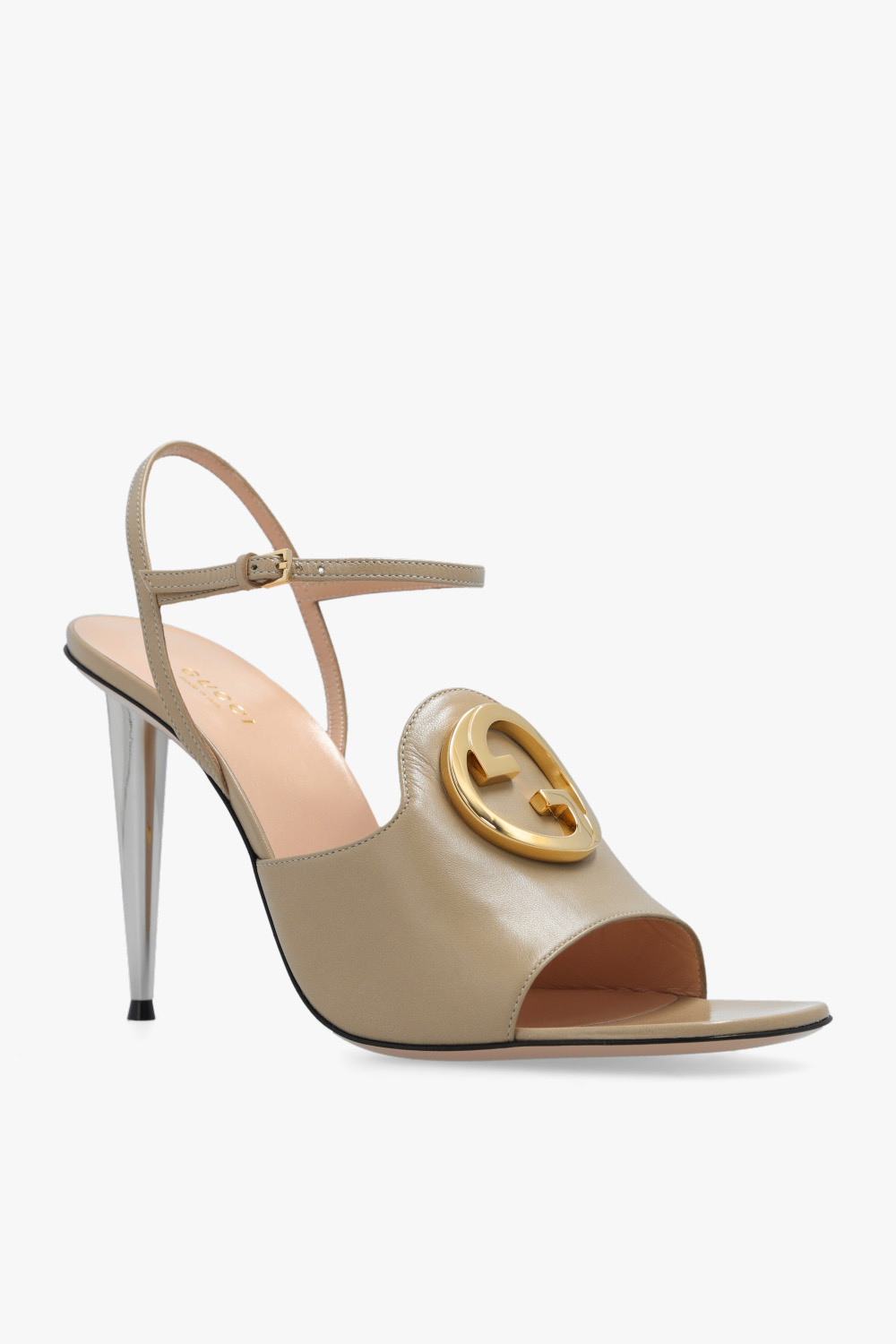 Gucci Leather heeled sandals