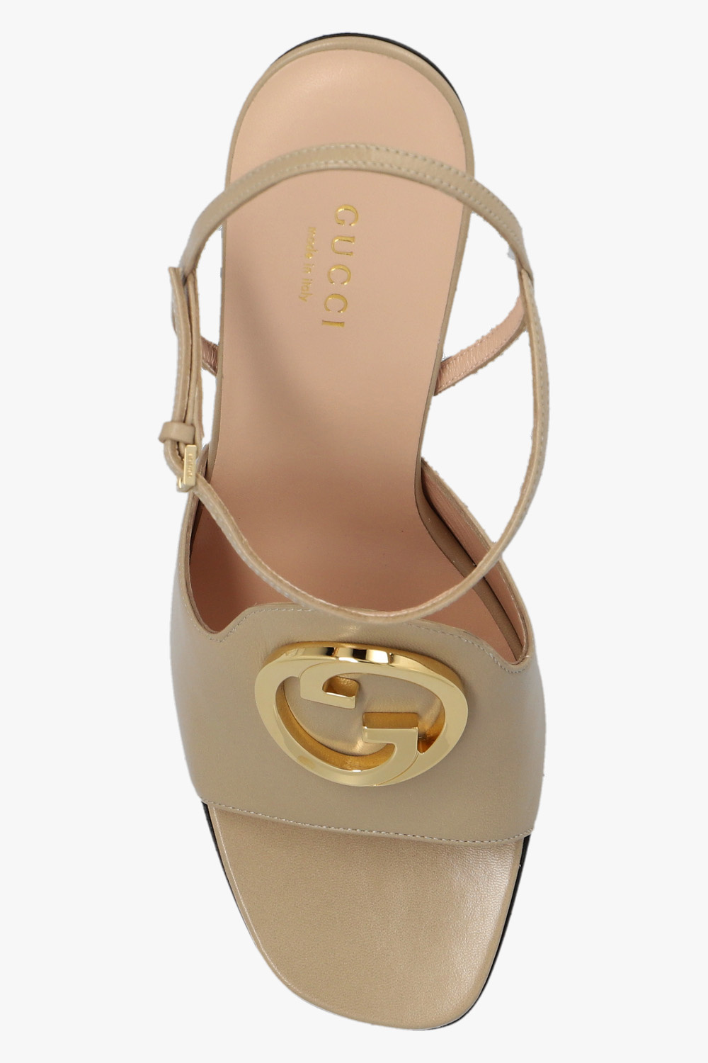 Gucci Leather heeled sandals