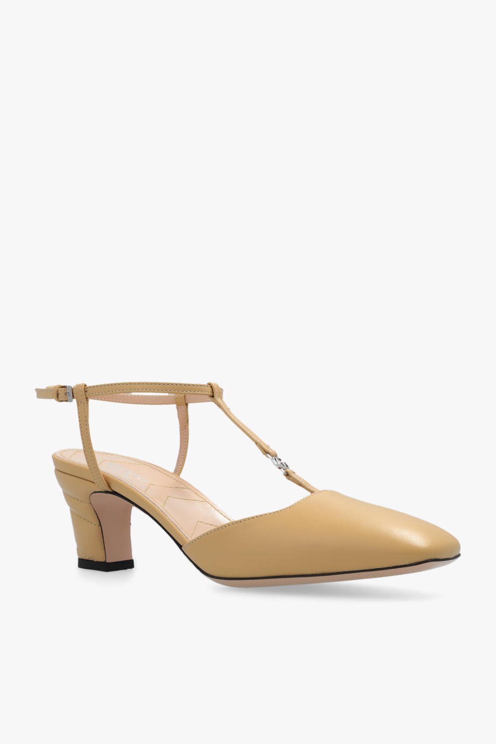 Beige Slingback pumps with logo Gucci - Vitkac Canada