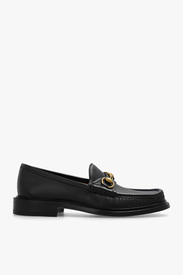 gucci shoulder Leather loafers