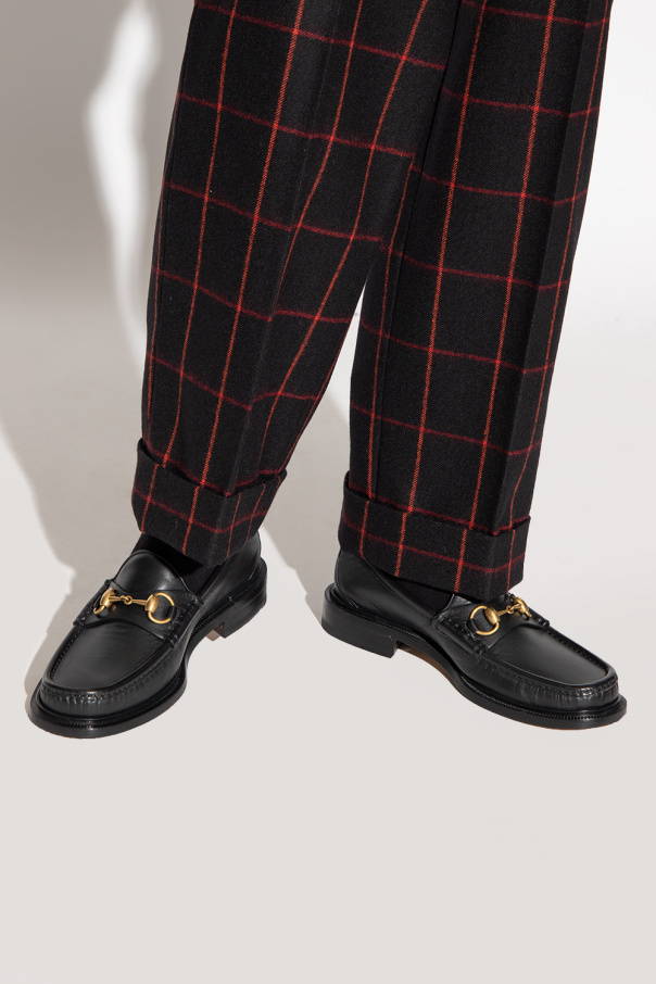 gucci Tops Leather loafers