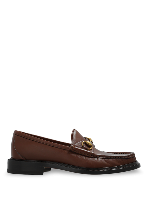 Leather loafers od Gucci