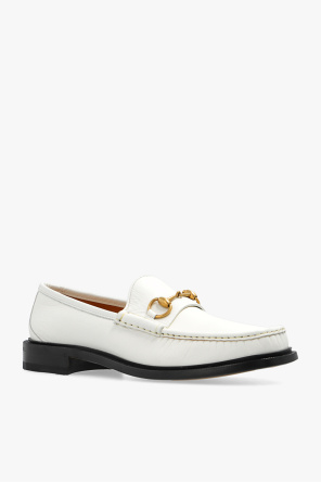 gucci panelled Leather loafers
