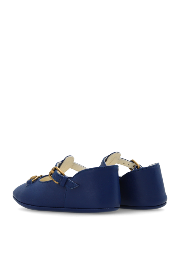 Gucci Kids Leather cortas shoes