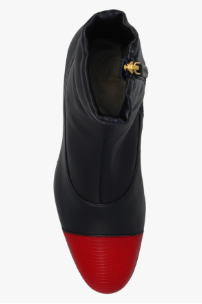 Gucci Leather ankle boots with logo