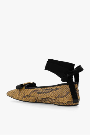 Gucci Ballet flats in python leather