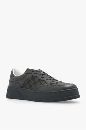 gucci silk Sneakers with monogram