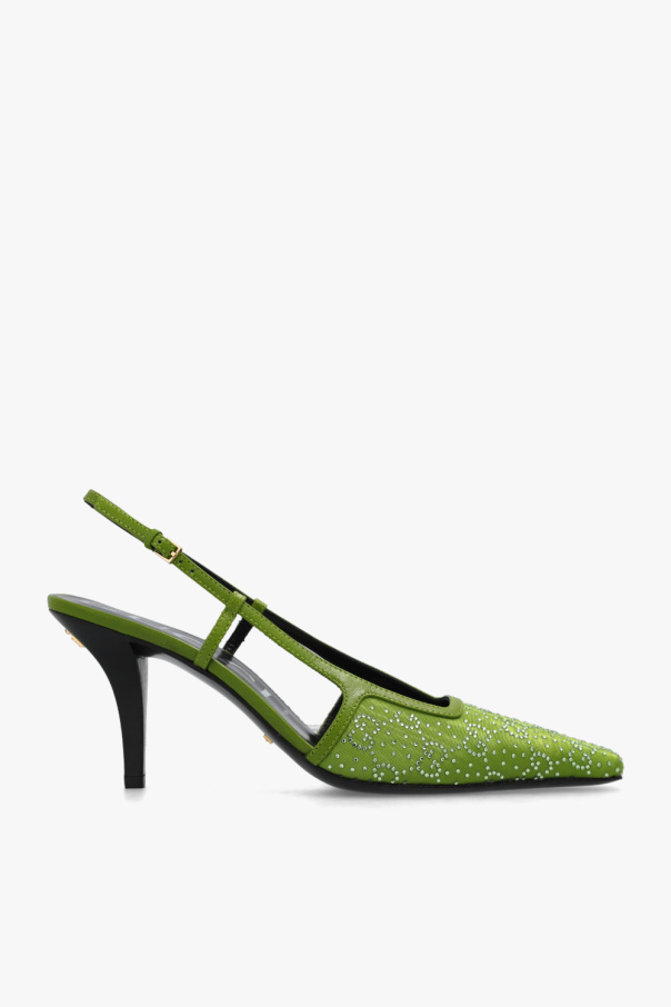 gucci gown Monogrammed pumps