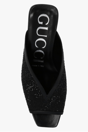 Gucci Heeled mules with logo