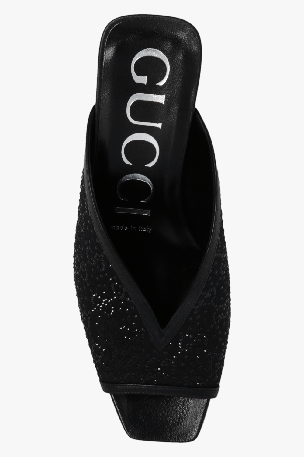 gucci Logo Heeled mules with logo