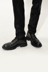 Alexander McQueen BLACK Leather derby shoes