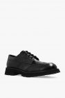 Alexander McQueen BLACK Leather derby shoes