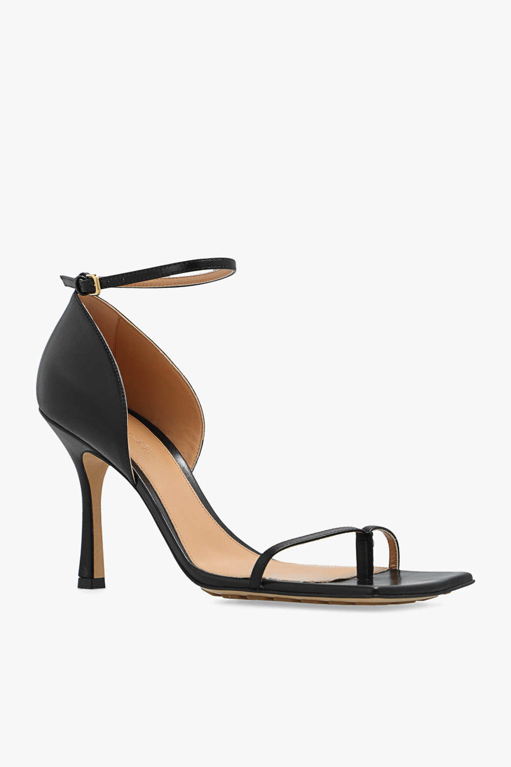 bottega Brush Veneta ‘Stretch’ heeled sandals