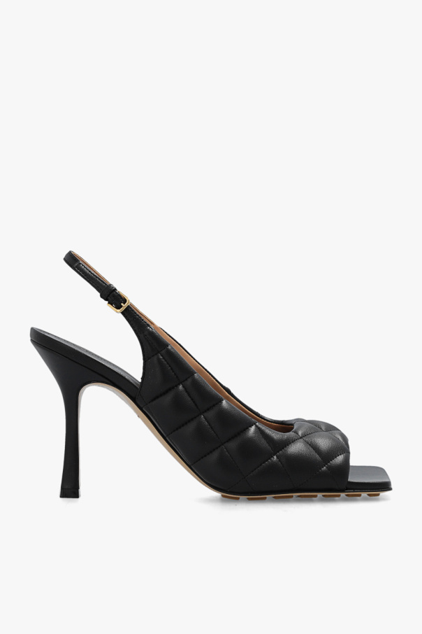bottega Cassette Veneta ‘Padded’ heeled sandals