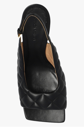 bottega Cassette Veneta ‘Padded’ heeled sandals