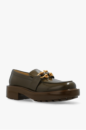 bottega Braun Veneta ‘Monsieur’ leather loafers