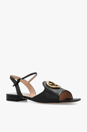 gucci eclectic Leather sandals