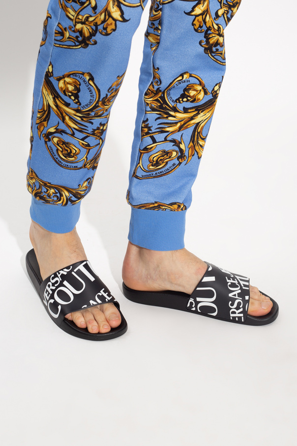 Slides with logo Versace Jeans Couture - Vitkac KR