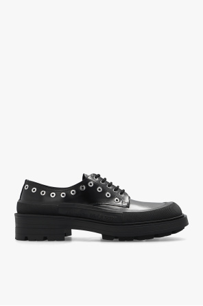 Alexander McQueen Tread Slick Low Lace Up Leather