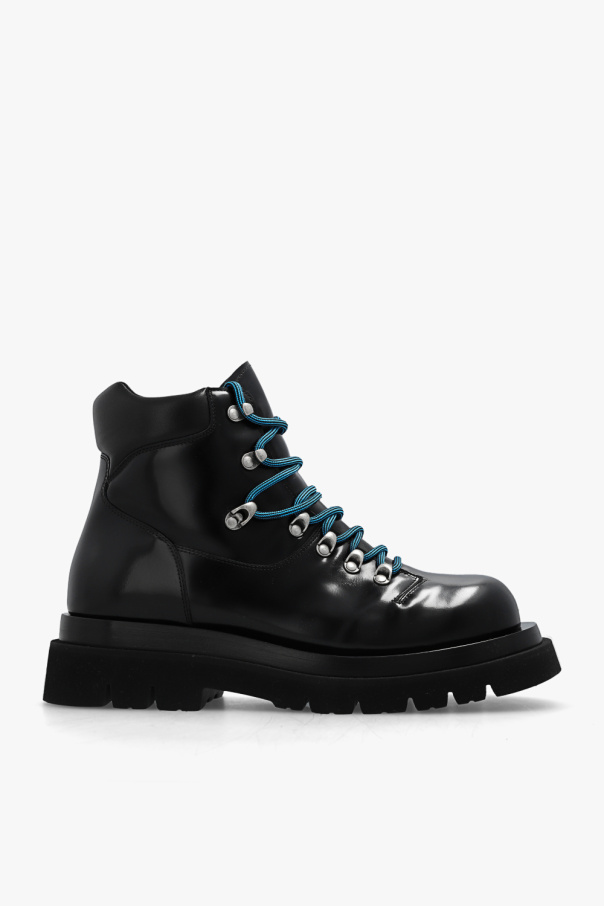 Leather ankle boots od Bottega Veneta