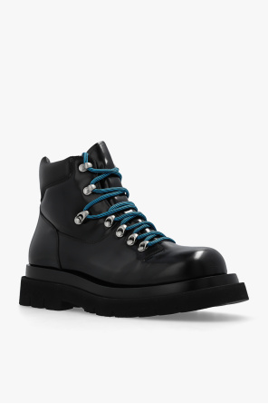 bottega slip Veneta Leather ankle boots