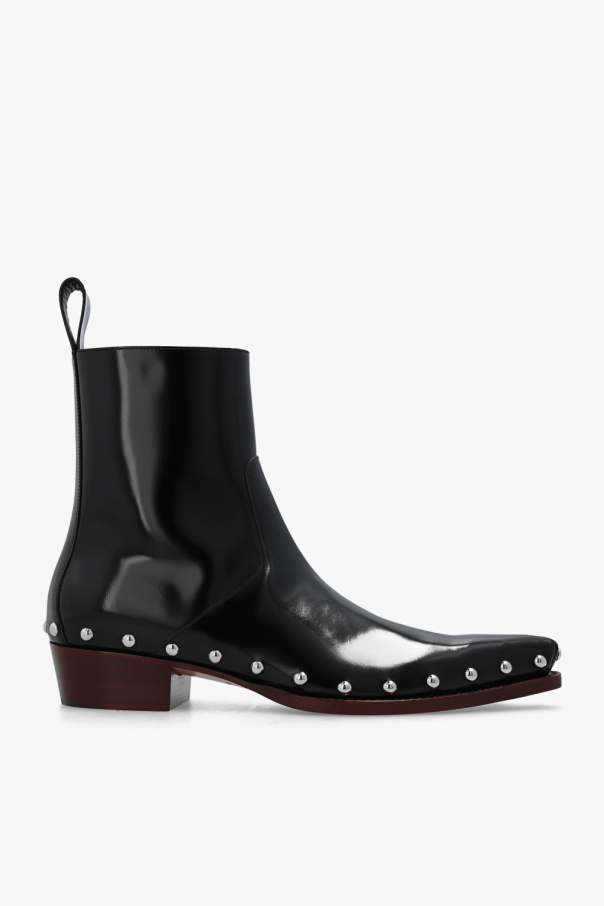 ‘Ripley’ heeled ankle boots od Bottega Veneta