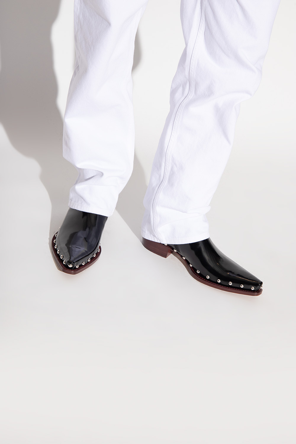 bottega amp Veneta ‘Ripley’ heeled ankle boots