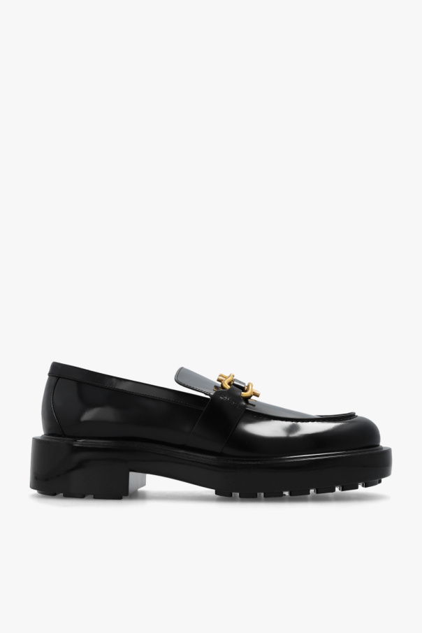 Leather loafers od Bottega purse Veneta