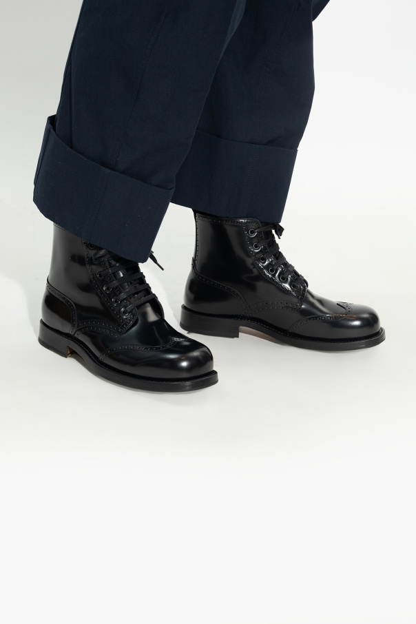 Bottega Veneta ‘Wardrobe’ leather ankle boots