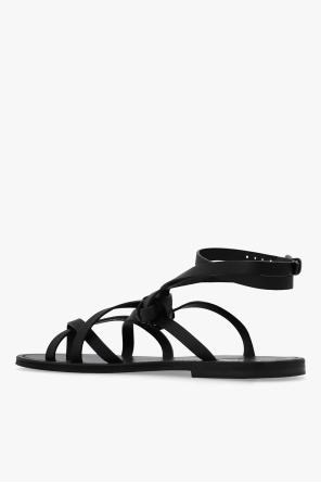 Saint Laurent ‘Santo’ leather sandals