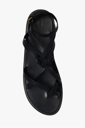 Saint Laurent ‘Santo’ leather sandals