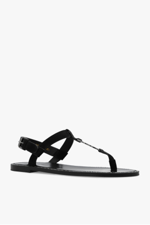 Saint Laurent ‘Cassandra’ suede sandals