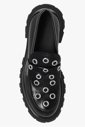 Alexander McQueen Studded leather shoes