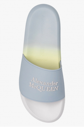 Alexander McQueen Klapki z logo
