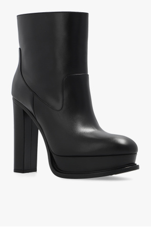Alexander McQueen Leather heeled boots