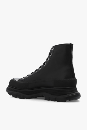Alexander McQueen alexander mcqueen black logo boots