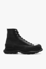 Alexander McQueen BLACK Leather high-top sneakers