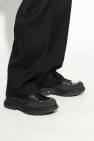 Alexander McQueen BLACK Leather high-top sneakers