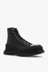 Alexander McQueen BLACK Leather high-top sneakers