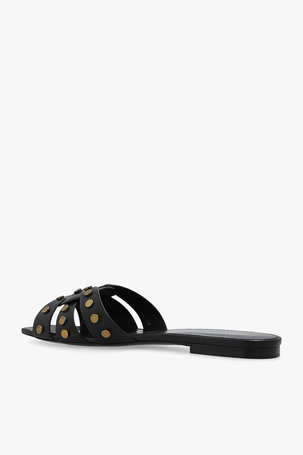 Saint Laurent ‘Tribute’ leather slides