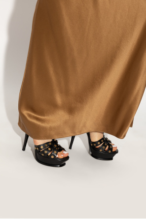 ‘tribute’ platform sandals od Saint Laurent