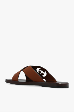 Gucci Slides with logo