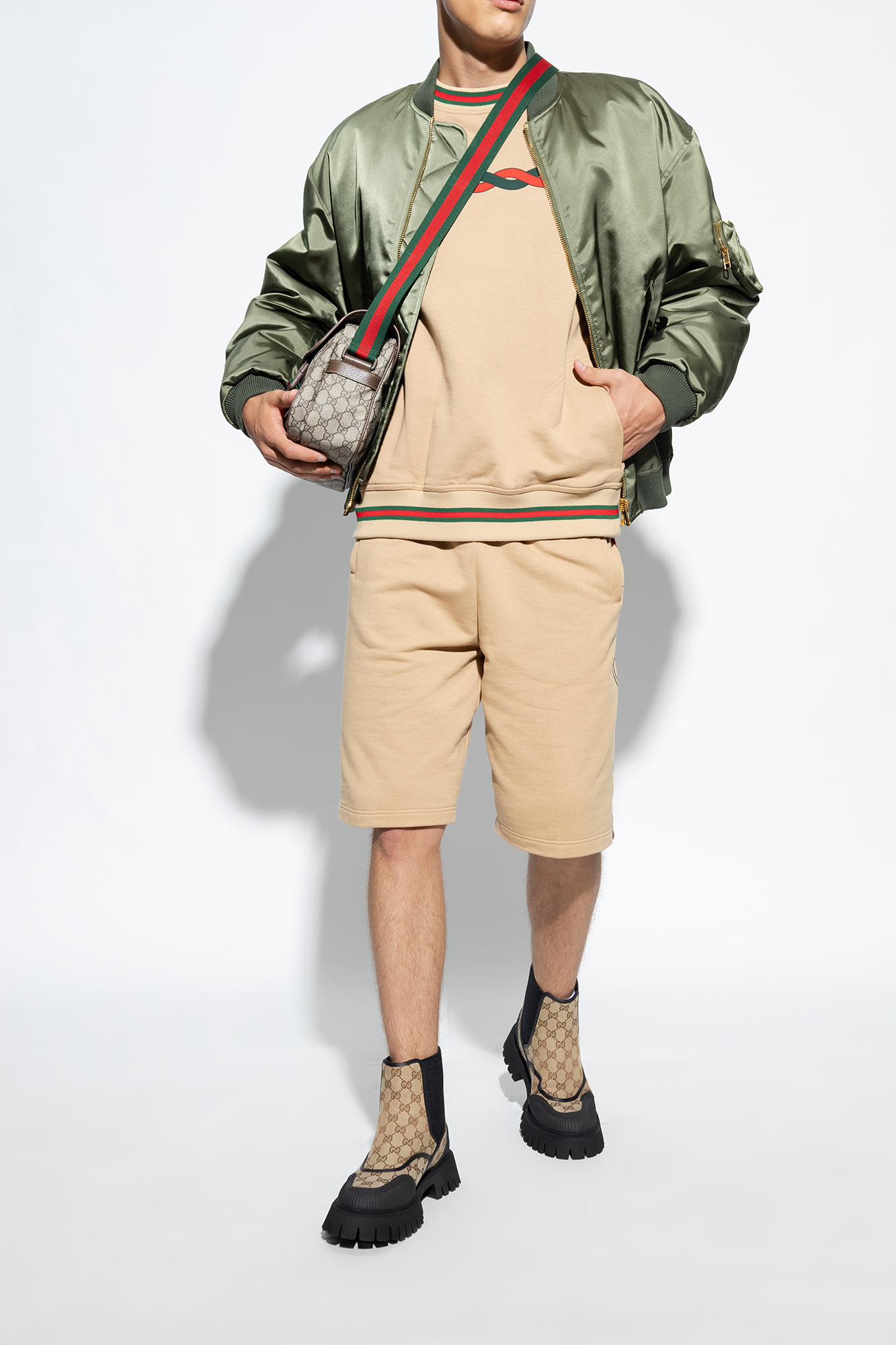 Gucci Gucci кофта з капюшоном на блискавці худі розмір s