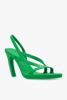 Bottega Veneta GREEN ‘Jimbo’ heeled sandals