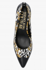 Versace Jeans Couture BLACK Patterned pumps
