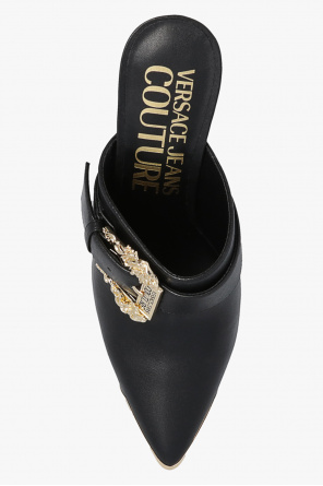 Versace Jeans Couture Gianvito Rossi Black Bouclé Torrance Sock Boots