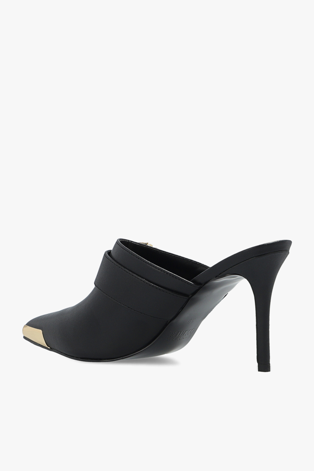 Versace Jeans Couture Heeled leather mules